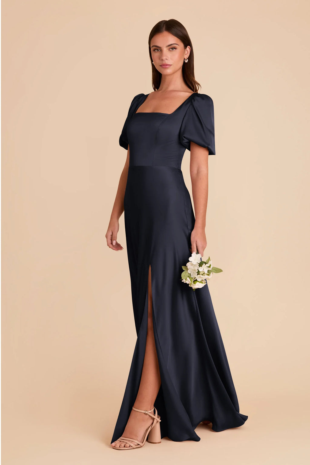 Selene Navy alternate view 3 bridesmaid dress