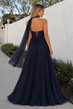 A Line Light Pink Sweetheart Chiffon Long Formal Prom Gown