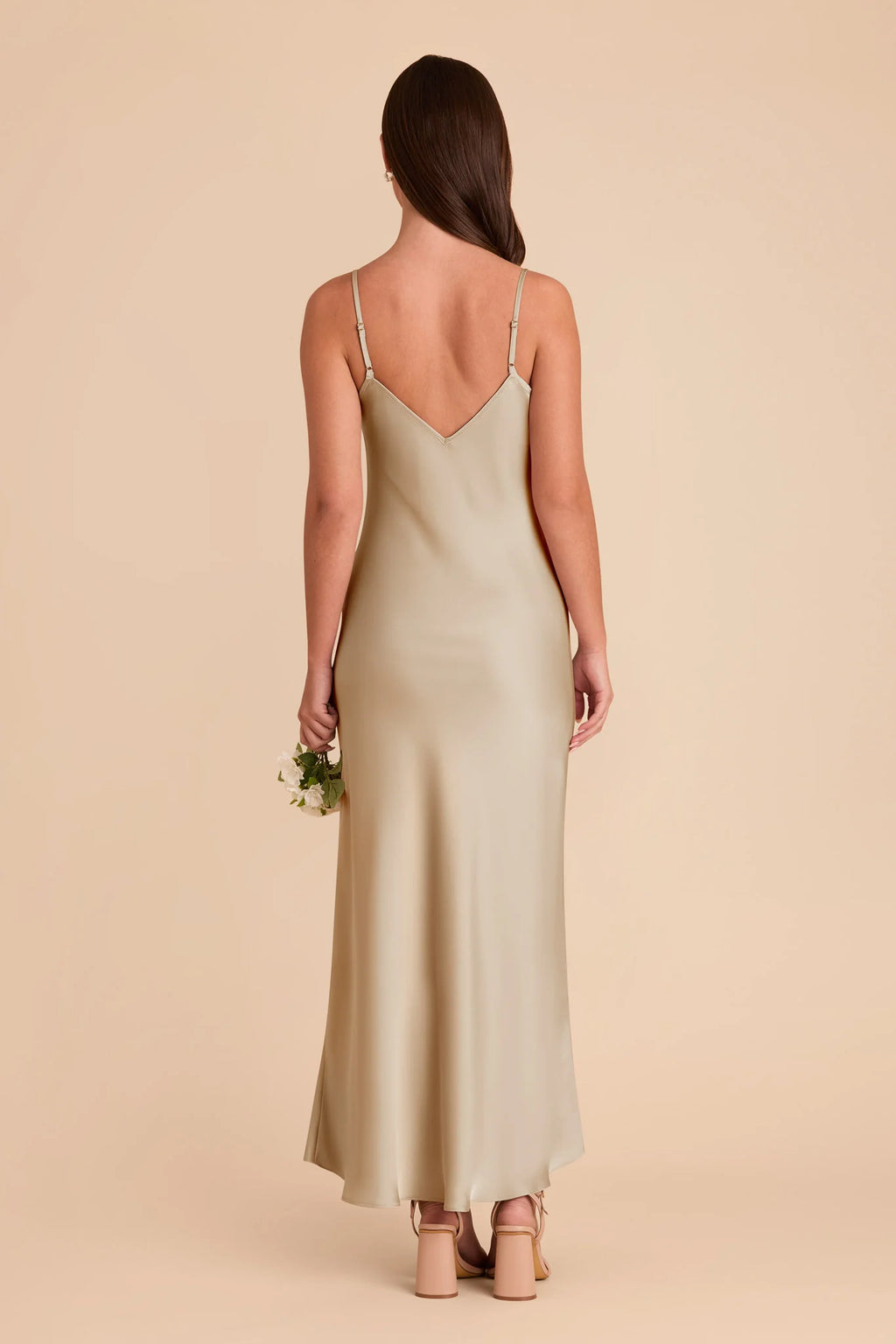 Amara Neutral Champagne alternate view 4 bridesmaid dress