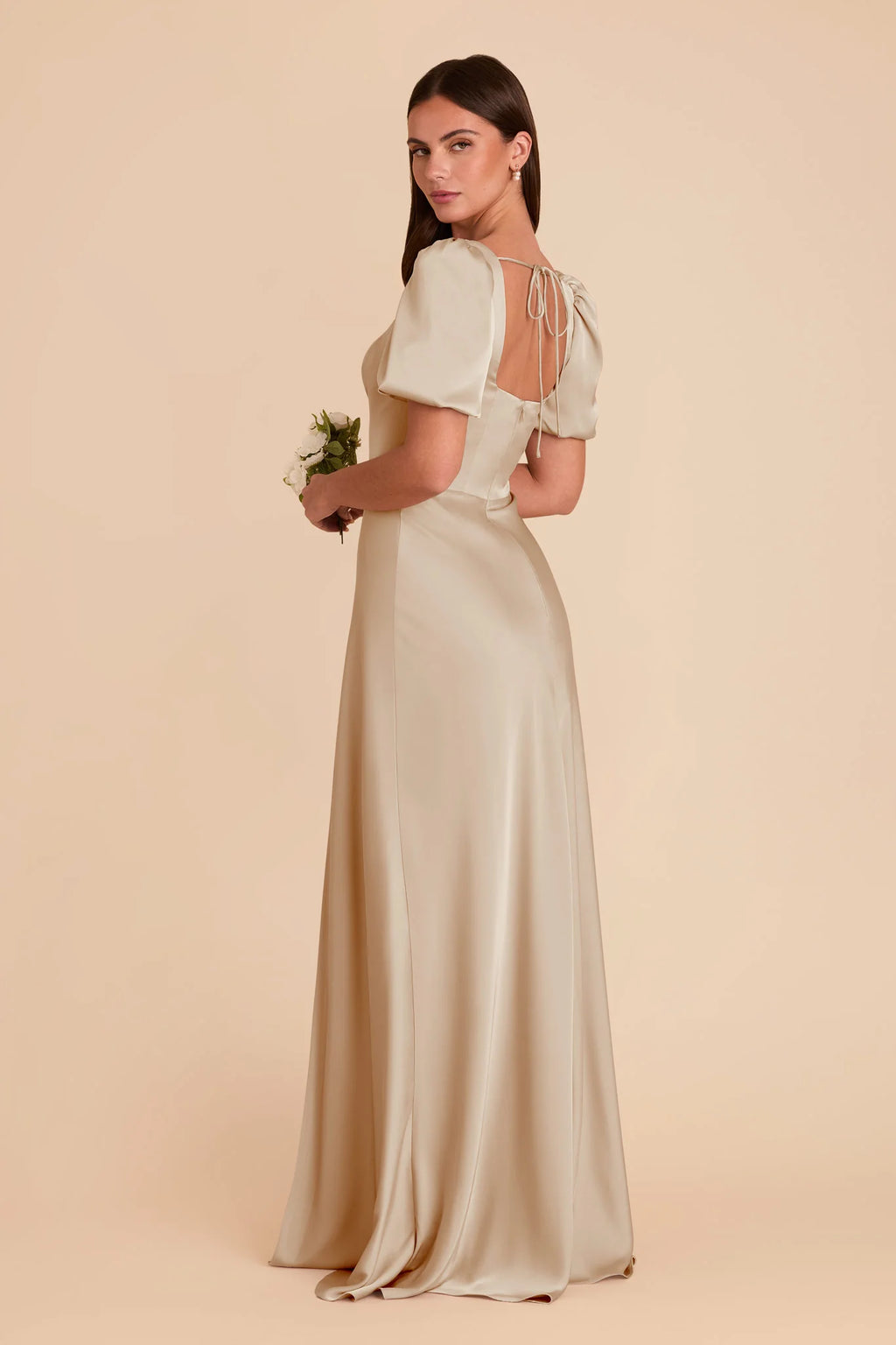 Selene Neutral Champagne alternate view 4 bridesmaid dress