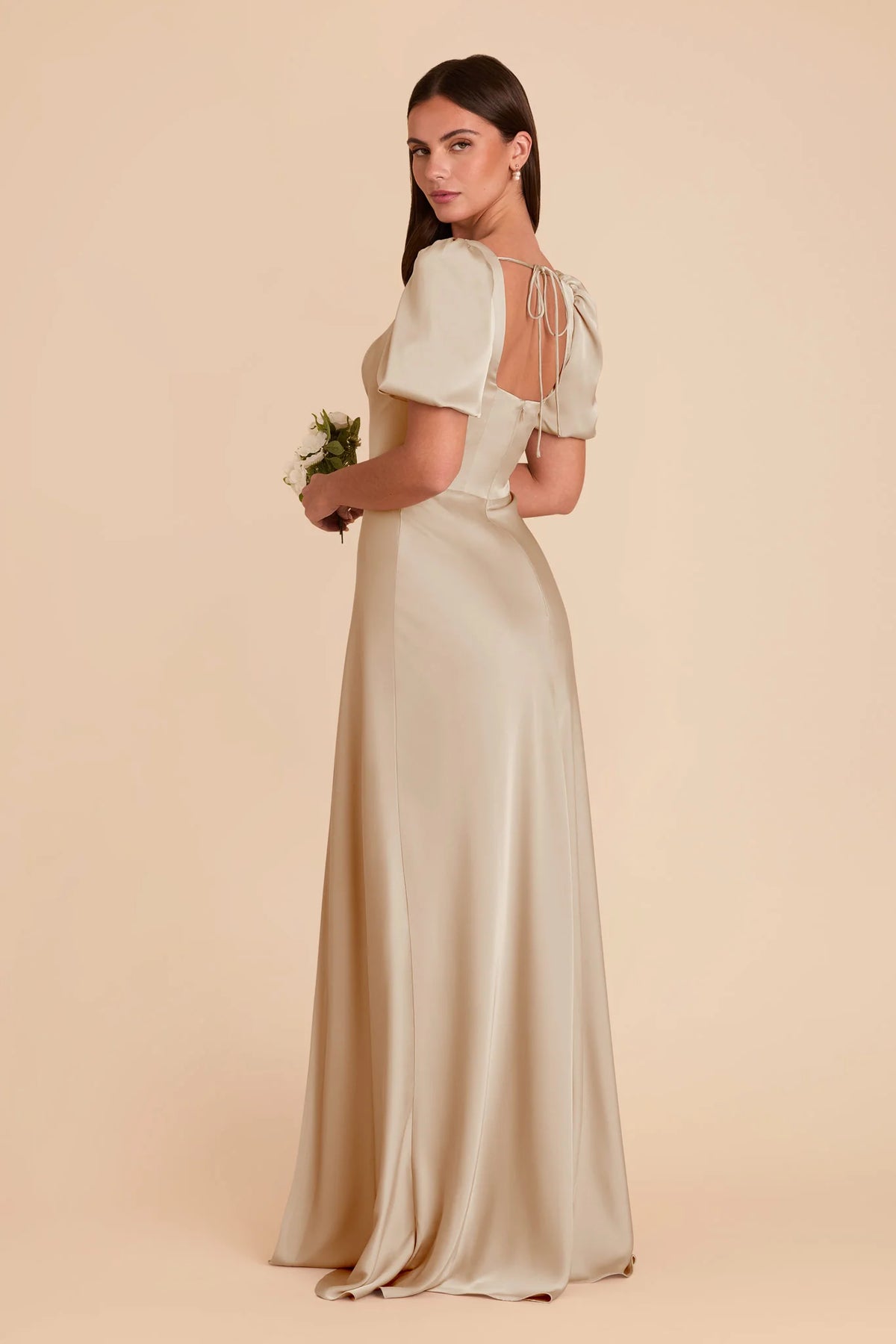 Selene Neutral Champagne alternate view 4 bridesmaid dress