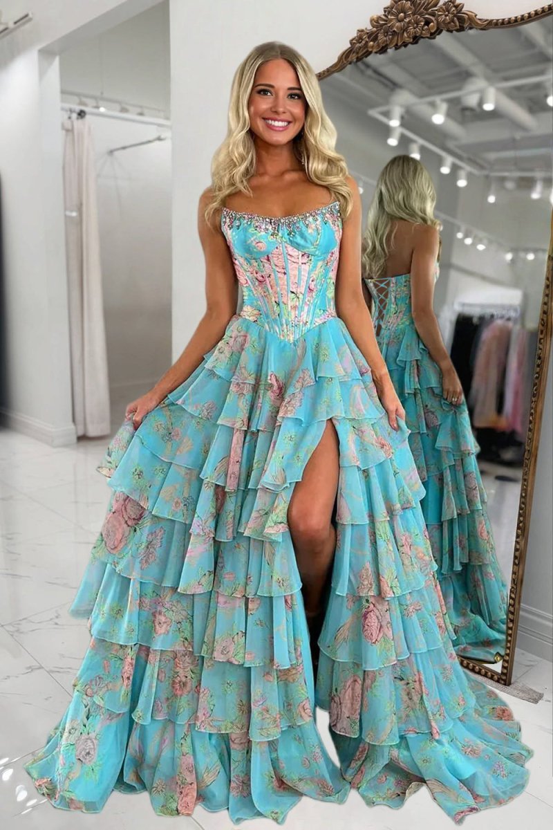 Ophelina aqua detail 2 prom dress