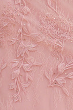 Lilac Tulle Mermaid Evening Dress with Sweetheart Neckline and Slit