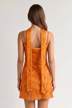 Leonora Orange detail 1 homecoming dress