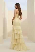 Honora Elise Yellow detail 1 prom dress