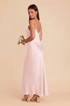 Amara Pale Blush alternate view 3 bridesmaid dress