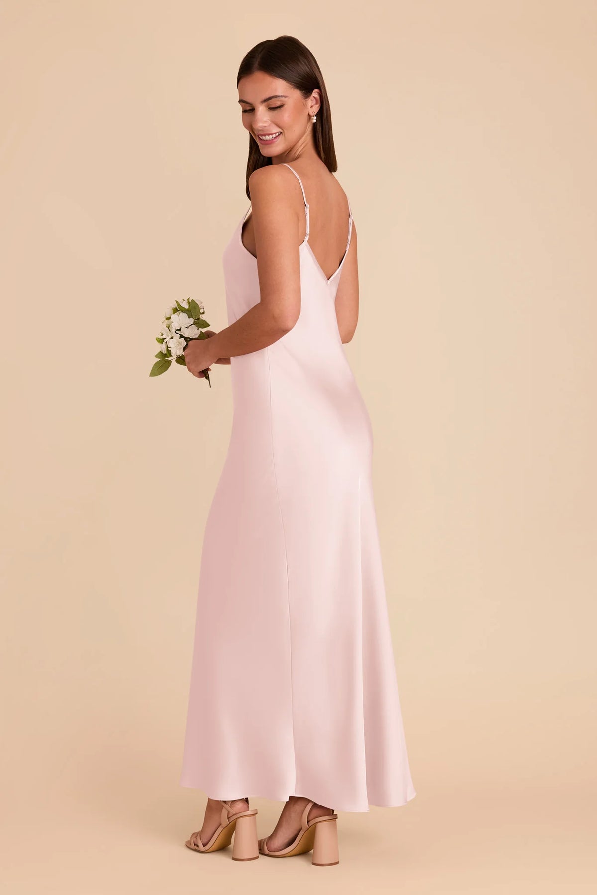 Amara Pale Blush alternate view 3 bridesmaid dress