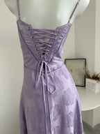 Sage Mermaid Satin Spaghetti Straps Long Formal Prom Gown
