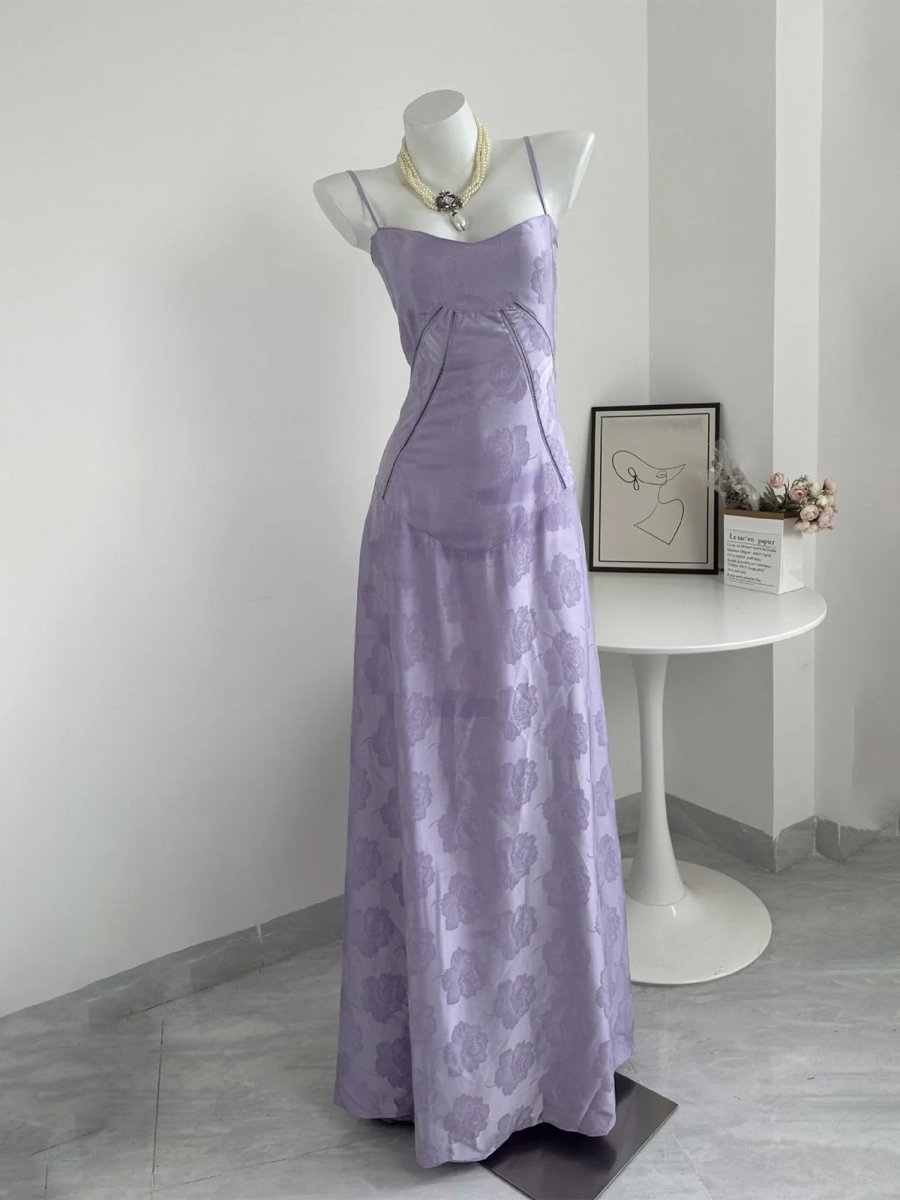 Sage Mermaid Satin Spaghetti Straps Long Formal Prom Gown