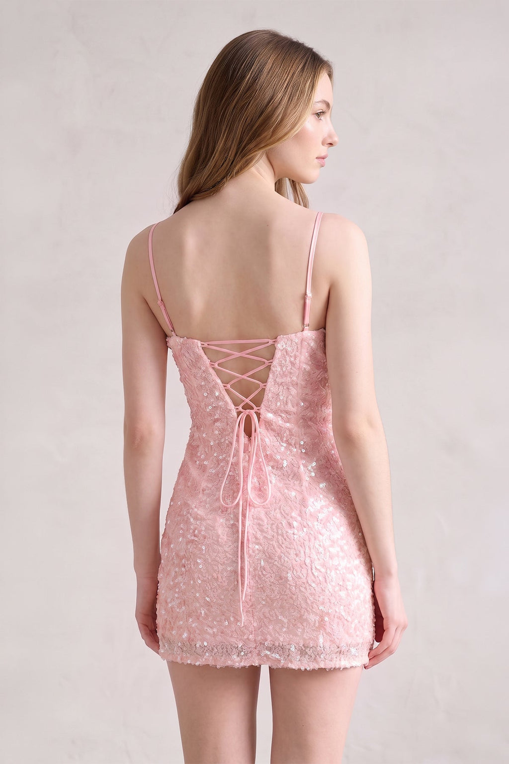 Jessalyn Pink detail 1 homecoming dress