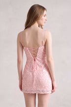 Jessalyn Pink detail 1 homecoming dress