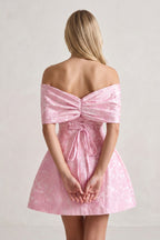 Rhoswen Pink detail 3 homecoming dress