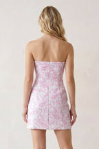 Amaris Pink detail 1 homecoming dress
