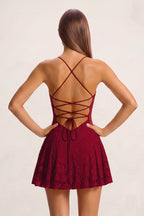Fiorella Pink detail 5 homecoming dress