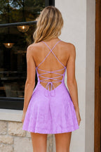 Fiorella Pink detail 11 homecoming dress