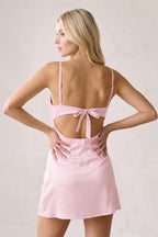 Belladonna Pink detail 1 homecoming dress