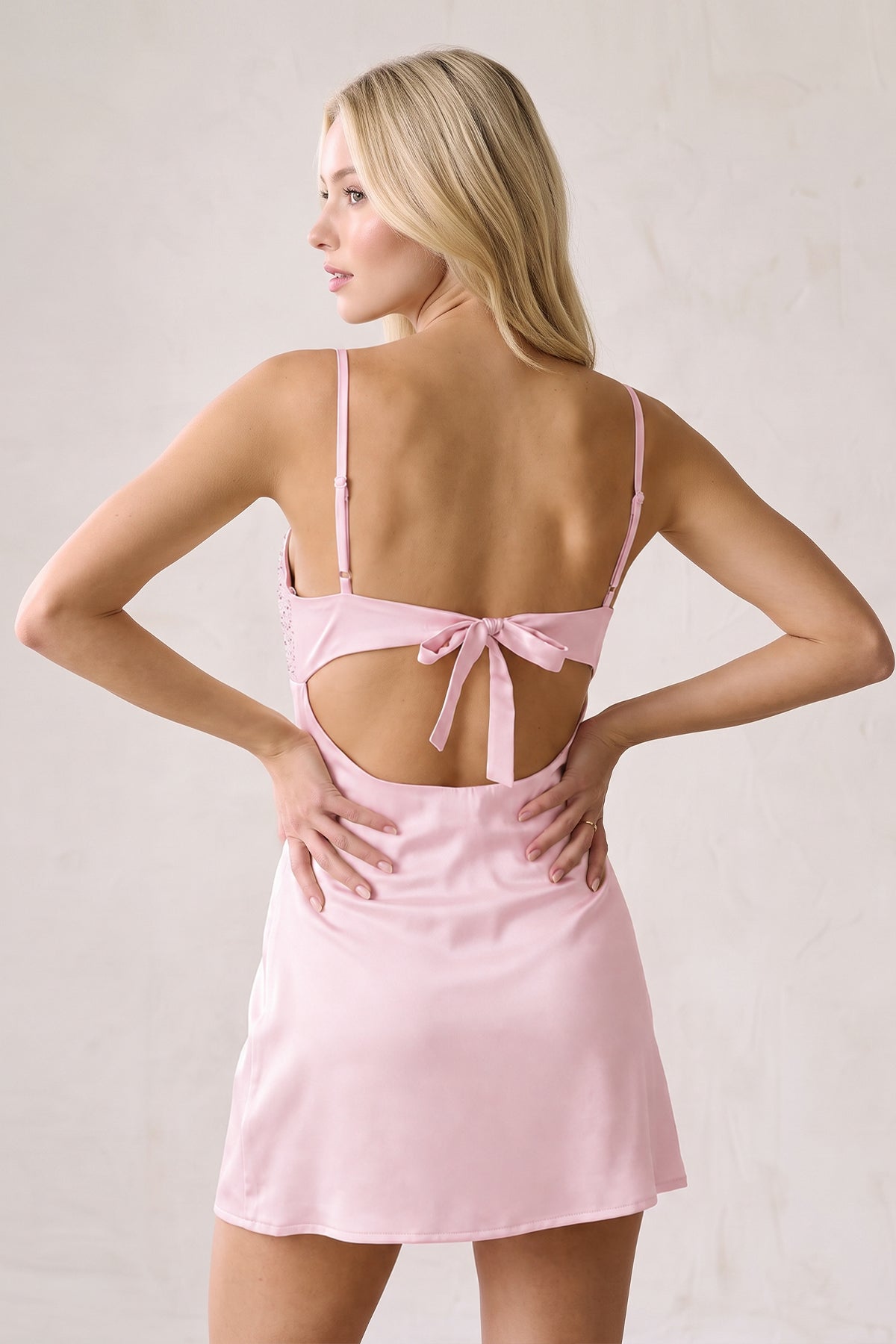Belladonna Pink detail 1 homecoming dress