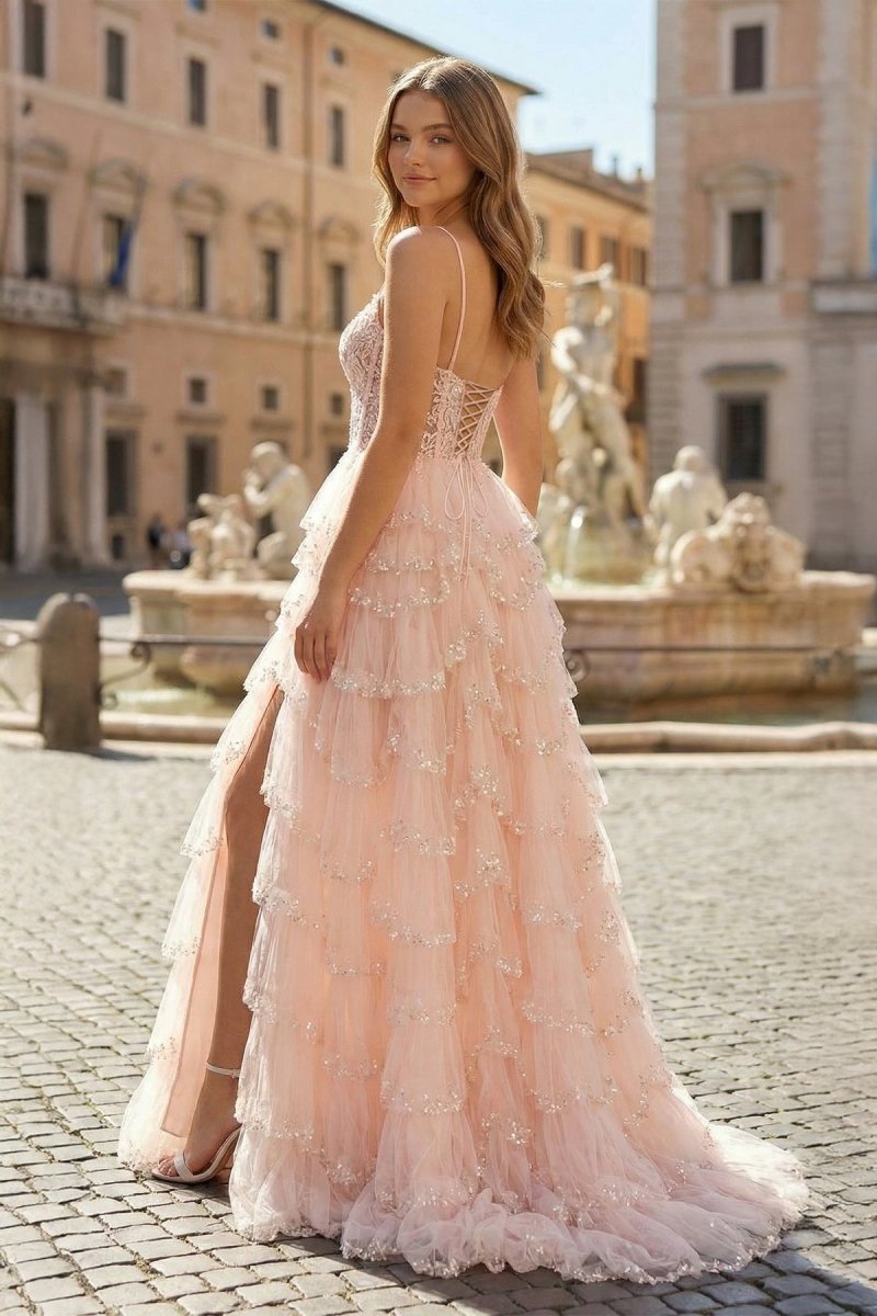 Clarisse Rose detail image 2 prom dress