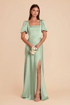 Selene Pistachio alternate view 2 bridesmaid dress