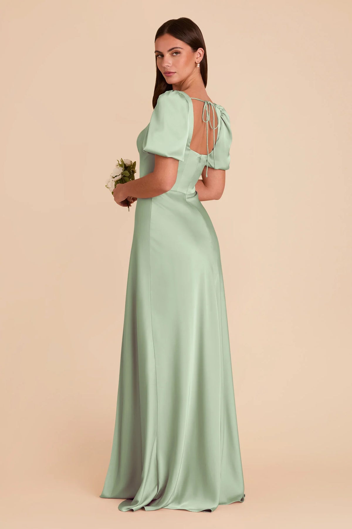 Selene Pistachio alternate view 4 bridesmaid dress