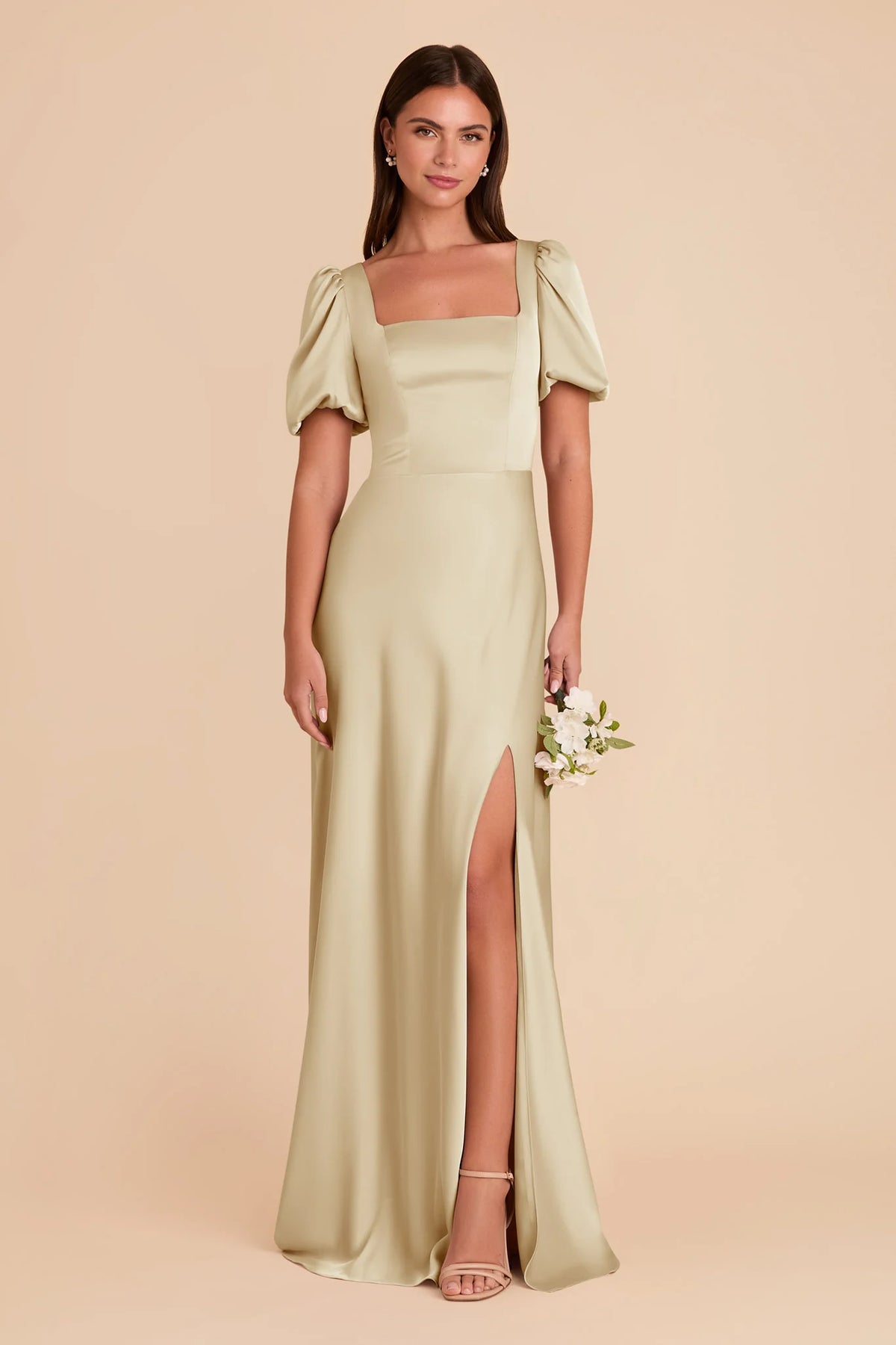 Selene Prosecco front view bridesmaid dress