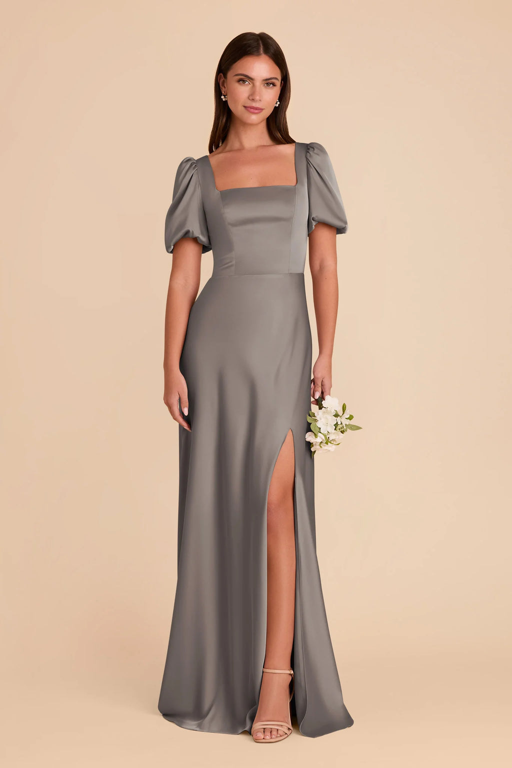 Selene Quartz alternate view 2 bridesmaid dress