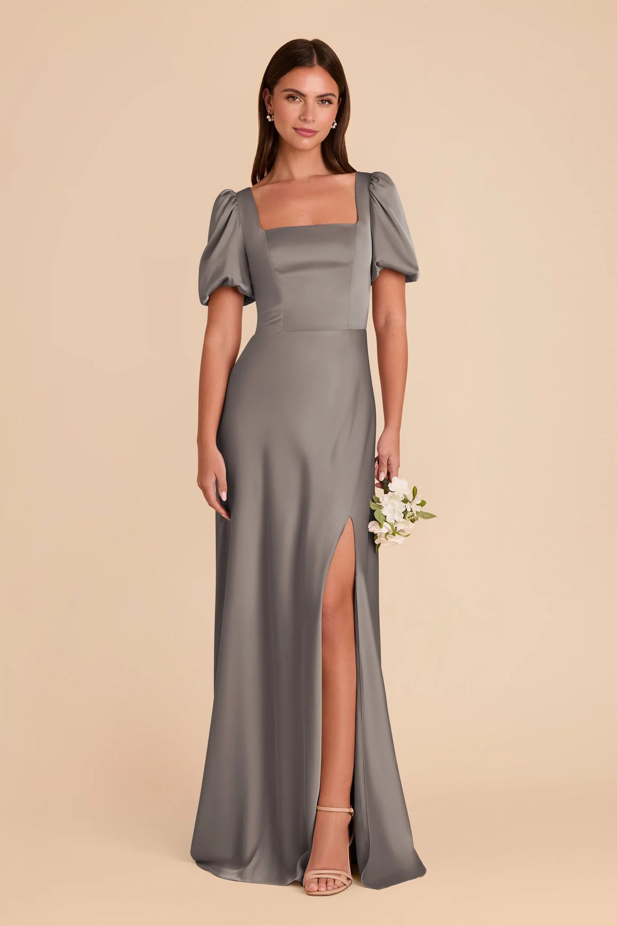 Selene Quartz alternate view 2 bridesmaid dress