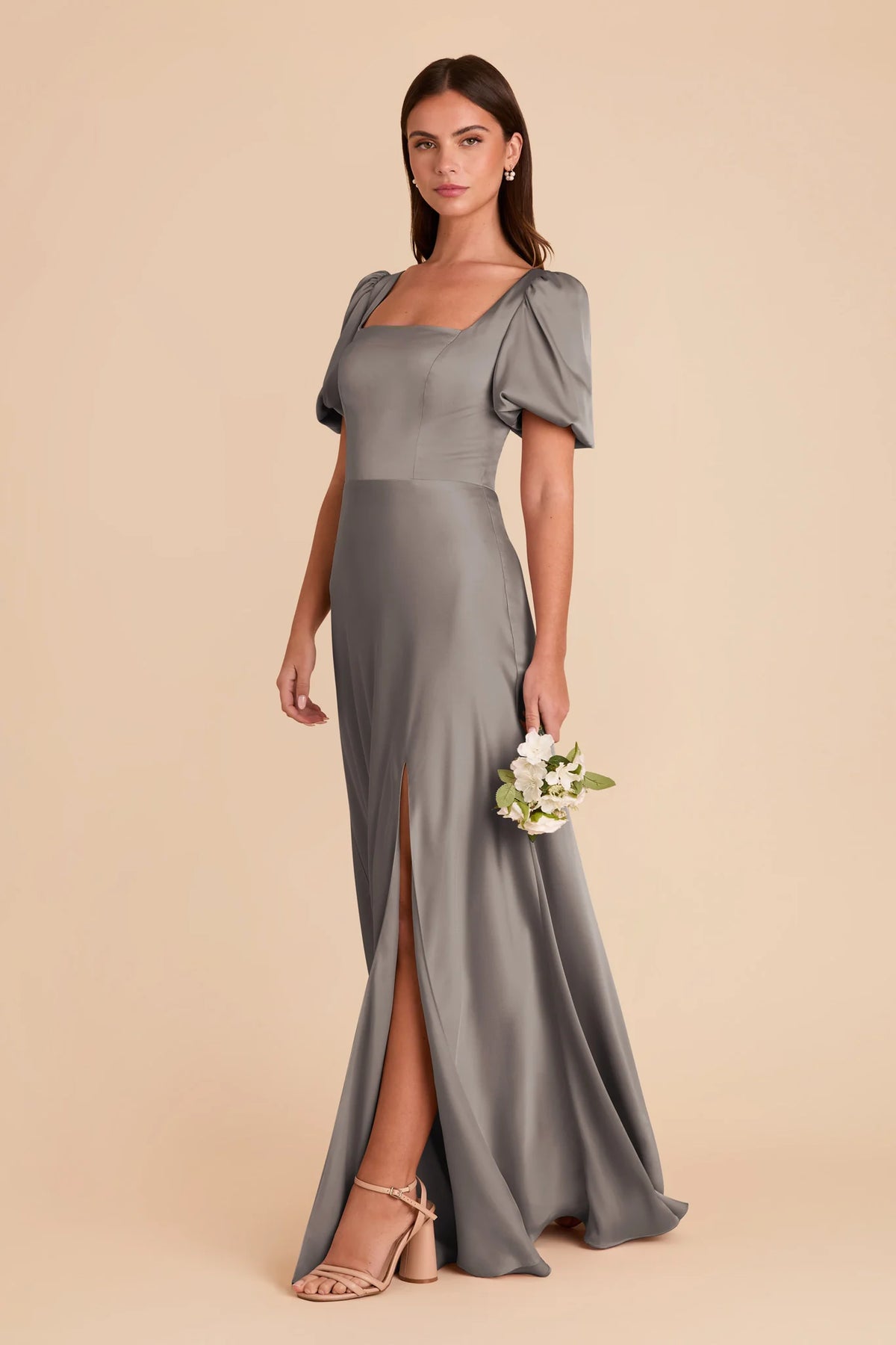 Selene Quartz alternate view 3 bridesmaid dress