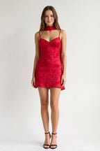 Leonora Red detail 2 homecoming dress