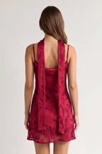 Leonora Red detail 4 homecoming dress