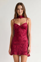 Leonora Red detail 3 homecoming dress