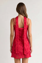 Leonora Red detail 1 homecoming dress