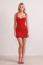 Sorella Red detail 2 homecoming dress