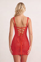 Sorella Red detail 1 homecoming dress