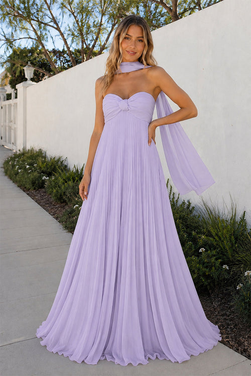 A Line Light Pink Sweetheart Chiffon Long Formal Prom Gown