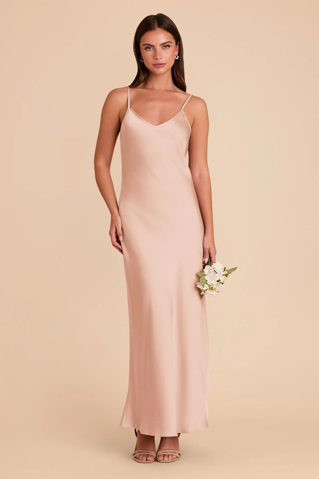 Amara Rose Gold alternate view 2 bridesmaid dress