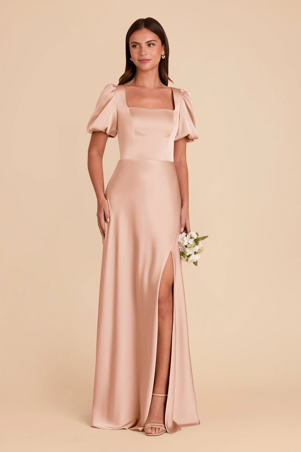 Selene Rose Gold alternate view 2 bridesmaid dress