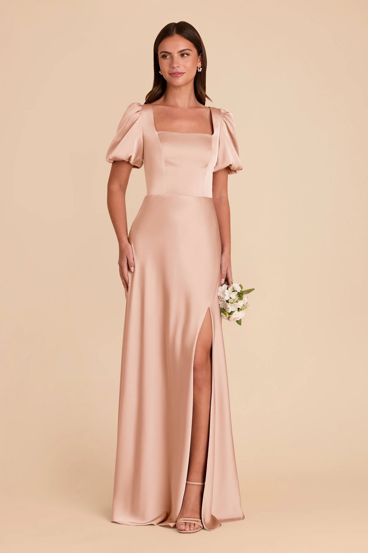 Selene Rose Gold alternate view 2 bridesmaid dress