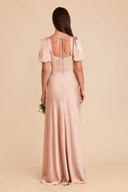 Selene Rose Gold alternate view 4 bridesmaid dress