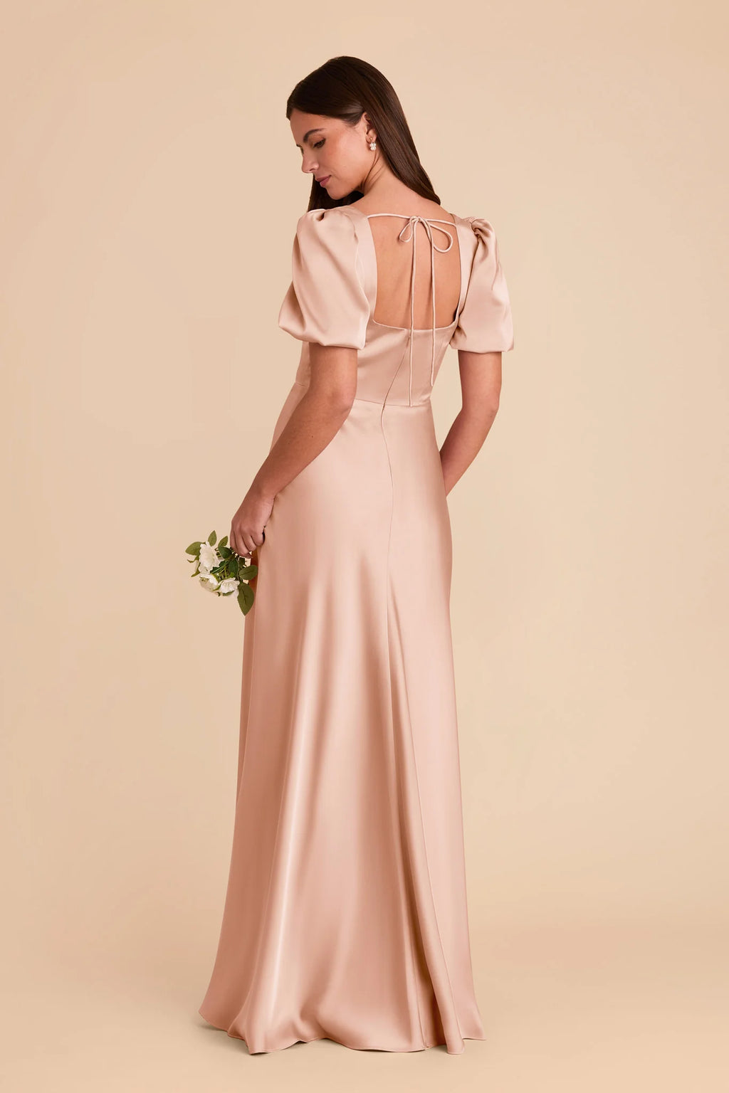 Selene Rose Gold alternate view 3 bridesmaid dress