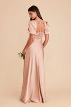 Selene Rose Gold alternate view 3 bridesmaid dress