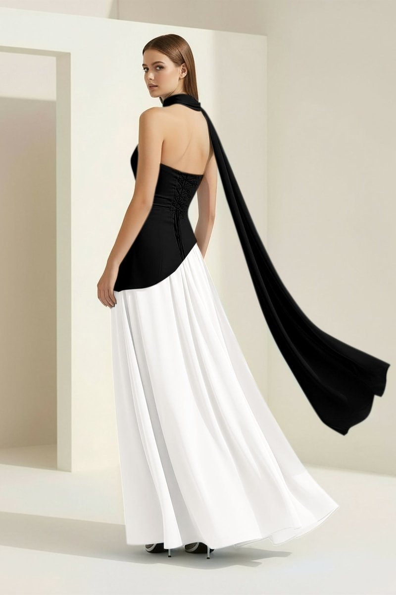 Florienne yellow detail 6 prom dress