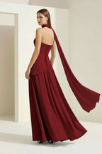 Florienne burgundy detail 1 prom dress