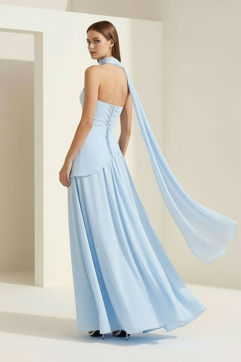Florienne sky blue detail 1 prom dress