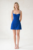 Ksenia Royal Blue detail 2 homecoming dress