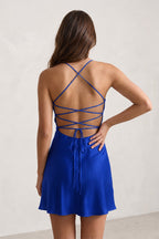 Avenna Royal Blue detail 1 homecoming dress