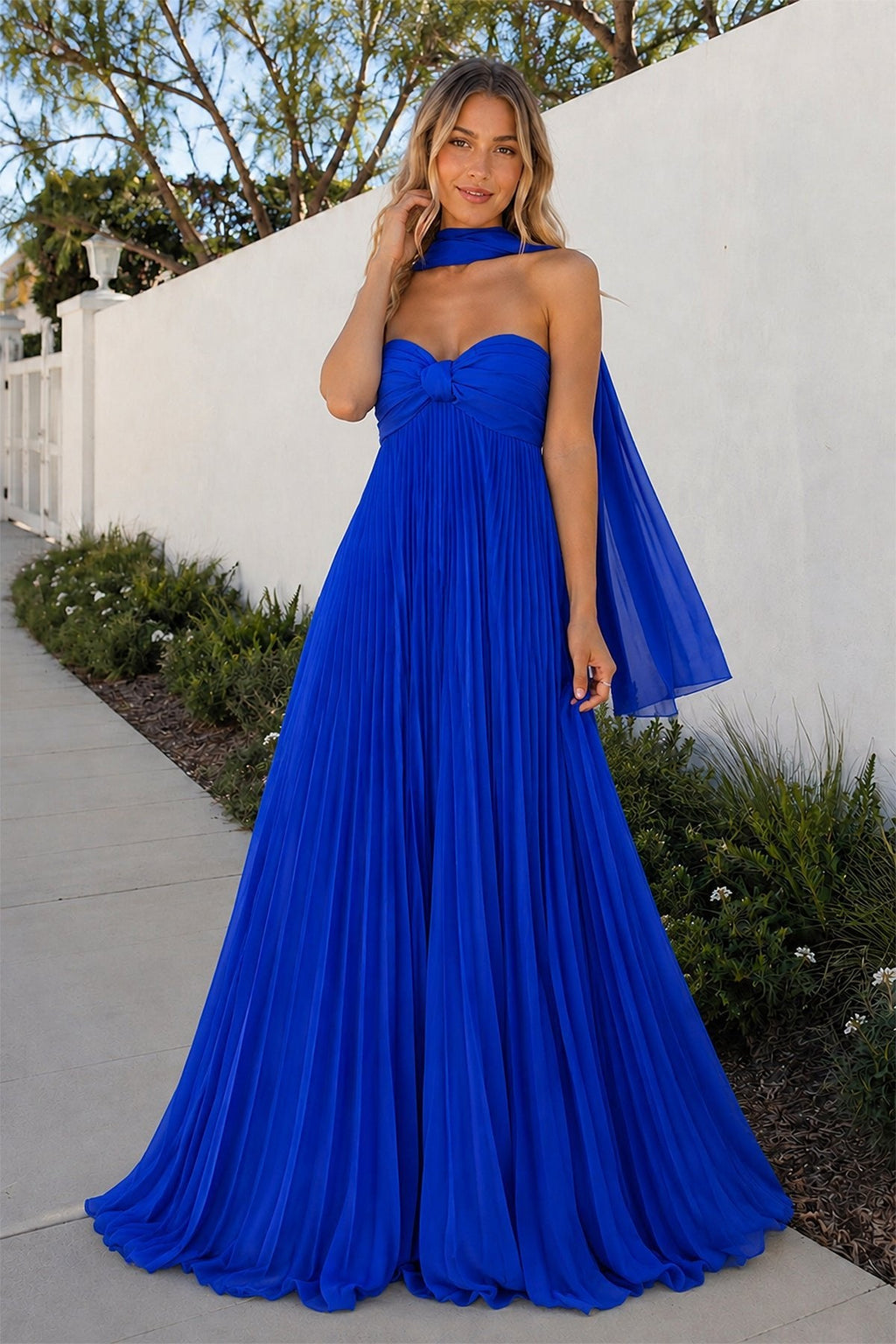 A Line Light Pink Sweetheart Chiffon Long Formal Prom Gown