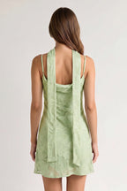 Leonora Sage Green detail 1 homecoming dress