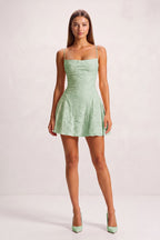 Fiorella Sage Green detail 2 homecoming dress