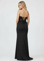 Daria Wren Black detail 3 prom dress